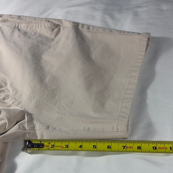 Bonobos mens stone khaki basic flat front 7" inseam chino shorts - size 34 - Picture 12 of 13